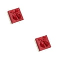 thumbnail image 2 of Inteprter Caja de embalaje de papel Bowknot Decorativo Lindo Reemplazo Rectangular Joyería Colgante Pendiente Estuche de regalo Vino Vino rojo 2Conjunto, 2 of 6