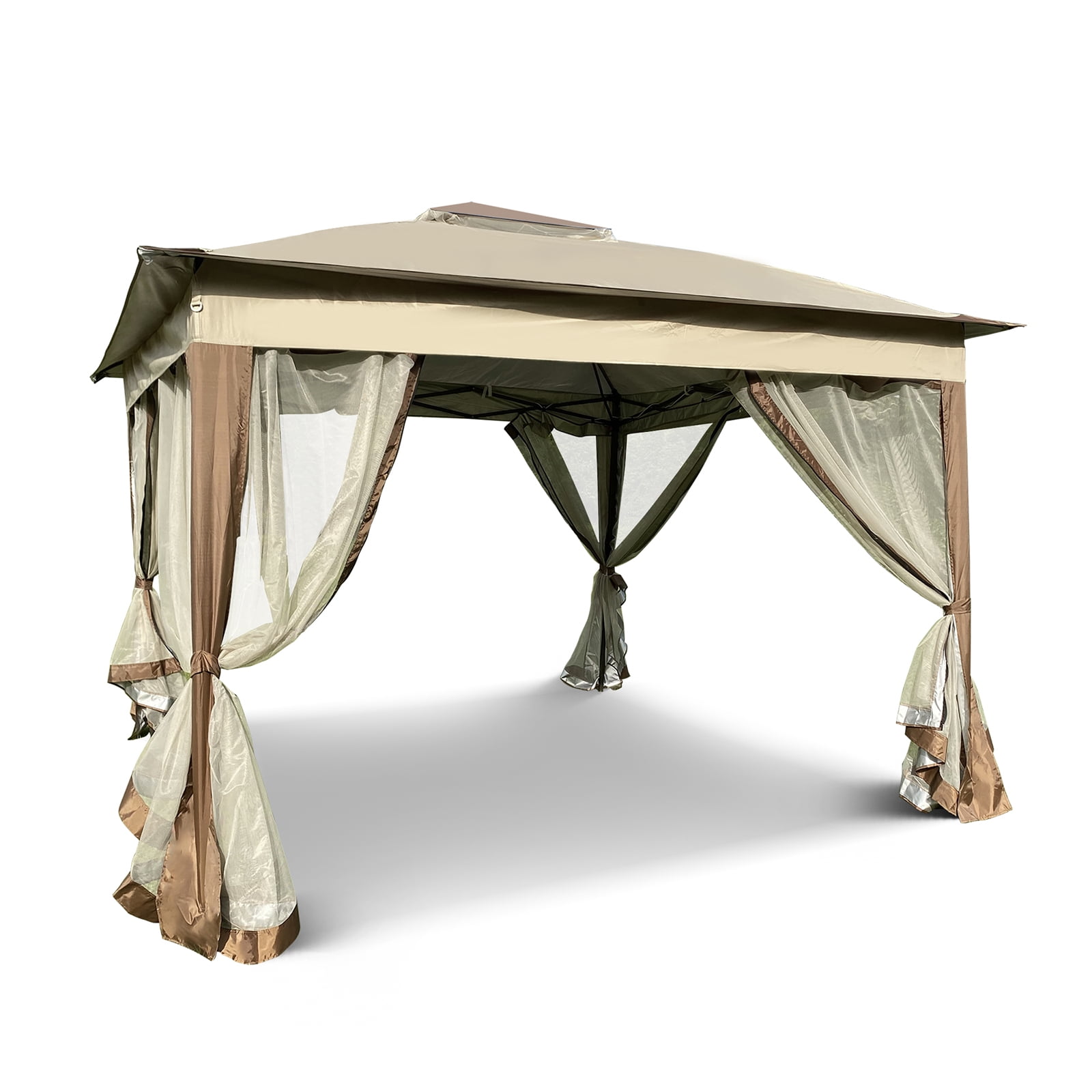 Unique Choice 11 x 11 Ft 2Tier Soft Top Pop up Gazebo Canopy with