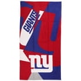 thumbnail image 1 of Diseño De Rompecabezas De Toalla De Playa De 30 X 60 Pulgadas De Los New York Giants Del Noroeste De La Nfl, 1 of 1