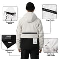 thumbnail image 6 of LEDUNTINO Men's Winter Jacket With Hood Water-Resistant Casual Coat Composite Fleece-Lined Outdoor Apparel For Cold Weather, 6 of 7