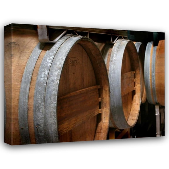 Scott Larson 18x15 Gallery Wrapped Canvas Wall Art Titled - Winery VI