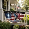 thumbnail image 1 of One Under 250 Years Of Blessing Bunting Flag 1776-2026 Patriotic Half Fan With 4th Of July Independence Day Porch Garden Decor Weather USA, 1 of 6