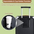 thumbnail image 2 of Luggage Joyway Carry On de 20 pulgadas con portavasos y puerto USB, juego de 3 piezas, 2 of 7