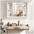 thumbnail image 2 of Espejo Con Touch Luz Led 3modo Con Organizador De Baño 40x60 Eo Safe Imports Blanco, 2 of 5