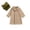 P15 Khaki, variant on Tfken Coat For Girls Winter Fall Fleece Lightweight Coats Baggy Casual Warm Child Comfy Clothes Outwear Size 6-12 Months Beige