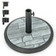 thumbnail image 1 of Base para Sombrilla de Patio Costway con Cemento Integrado Negro y Gris, 1 of 9