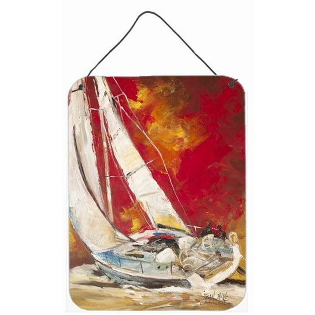 Carolines Treasures JMK1154DS1216 Estampes Rouges pour Mur et Porte de Voilier