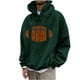 thumbnail image 2 of Sudadera con capucha para hombre, estilo casual, con cuello redondo, estampado, manga larga, blusa de poliéster, 2 of 6