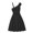 Black, variant on Mercatoo Girls One Shoulder Dress Ruffle Sleeveless Dress Kids Summer Part𝘆 Graduation Semi Formal Short Dresses