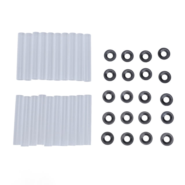 Charnière de Porte de Garage Manchons de Rouleau Silencieux, Écrous de Manche Construction Solide Haute Résistance à l'Usure 11mm ID pour Voitures RV Portes de Garage
