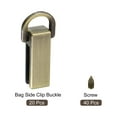 thumbnail image 3 of Bag Side Clip Buckle, 20Pack 0.28" Metal Suspending Handbag Strap Chain Connector (Bronze Tone, 26mm), 3 of 5