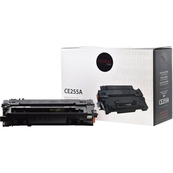 Premium Tone Toner Cartridge - Alternative for Hewlett Packard CE255A - Black