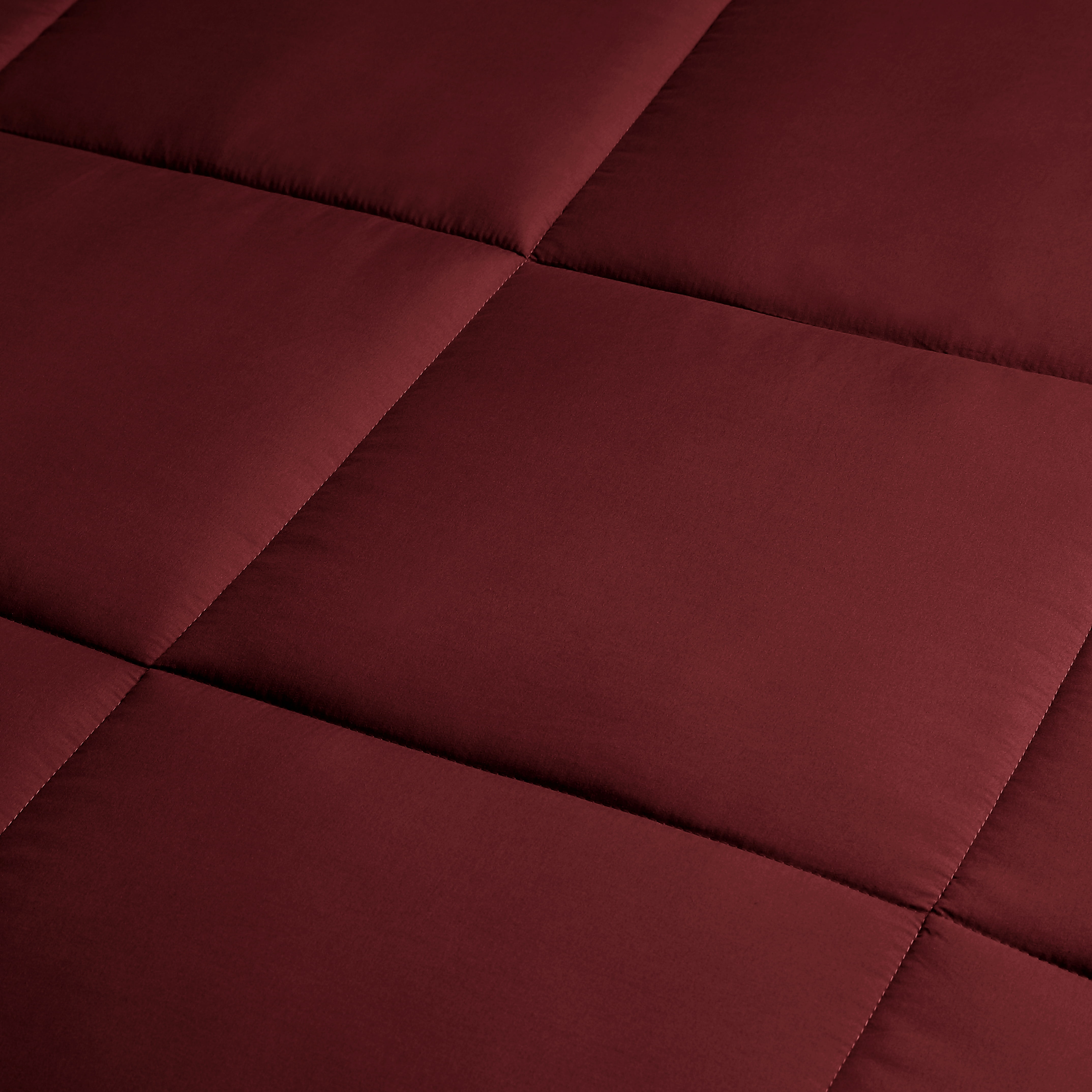 Couette Synthétique à Garnissage Lourd Swift Home, Literie Ultra Douce Toutes Saisons Hypoallergénique, Simple, Bourgogne