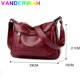 thumbnail image 4 of Bolso de mano de cuero de alta calidad para mujer, bolso de hombro tipo bandolera informal de lujo para mujer, Bolsas y monedero para trabajador, 4 of 6
