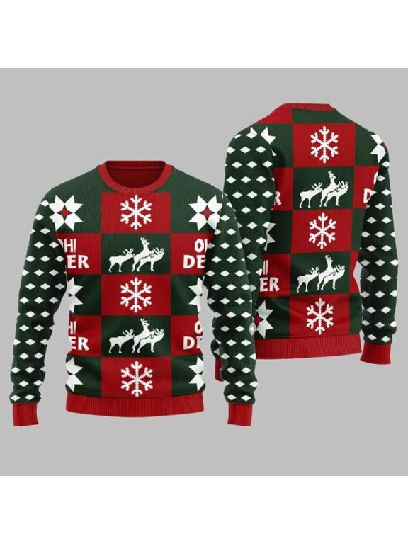 Oh Deer Ugly Sweater Christmas 2025