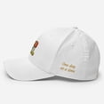 thumbnail image 2 of Friend of Bill White font 4-sided print AA slogans sayings One Day at a Time No Matter What Flexfit Cap Recovery Hat (White, S/M), 2 of 6
