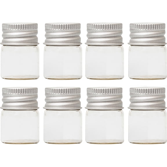 We R Memory Keepers Glass Jars 8/Pkg-Small