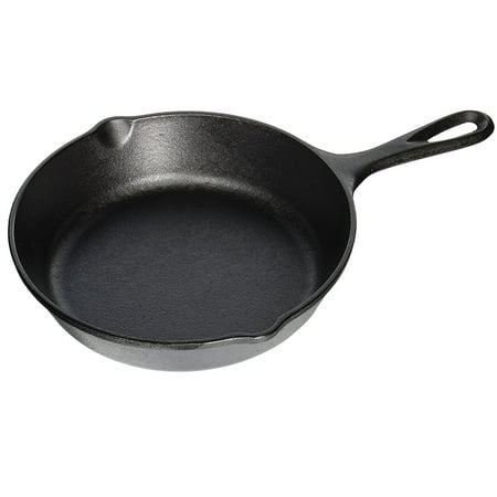 Lodge Pre-Seasoned 8 Inch Cast Iron Skillet with Assist (Best Cast Iron Skillet Reviews)