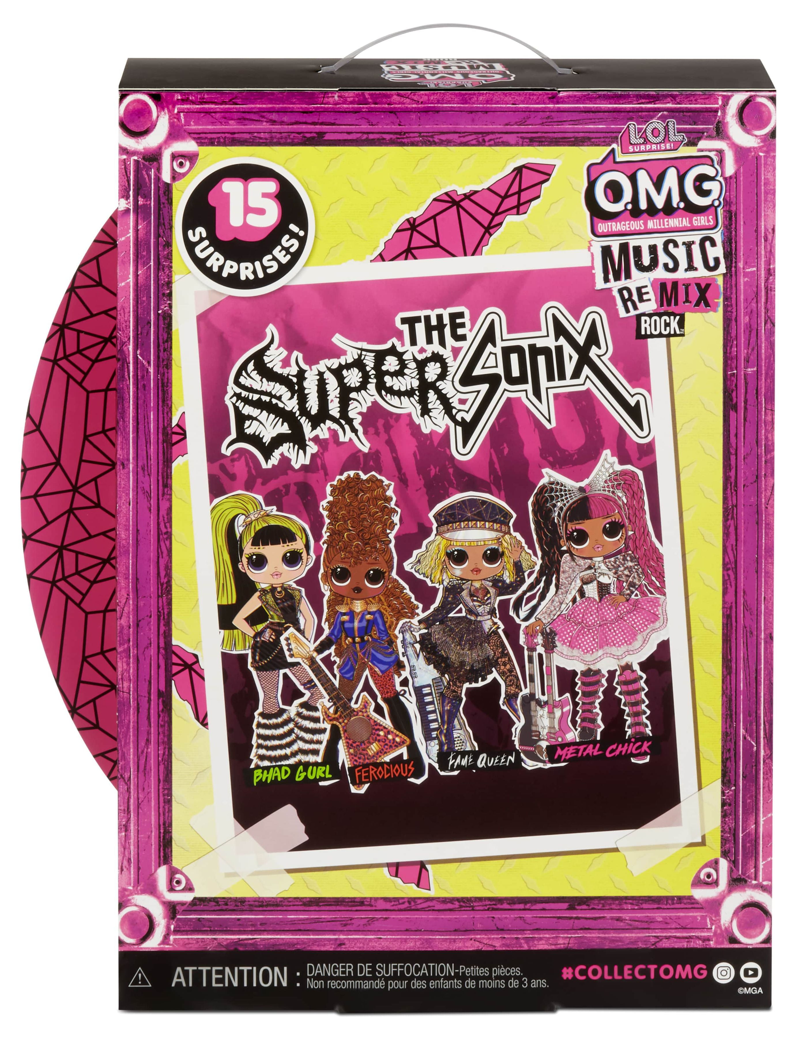 LOL Surprise! OMG Remix Super Surprise Doll~ Metal Chick~ NEW! See  Description - BND Treasure Chest