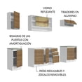 thumbnail image 4 of Cocina Integral Madesa Glamy Con Tarja 240 Cm Marron Madesa Glamy, 4 of 10