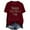 Wine, variant on yueewhu Valentine's Shirt for Women Casual Girl Friend Gift T Shirt Cute Love Heart Graphic Tees Short Sleeve Tshirt Top (Pink, XL)
