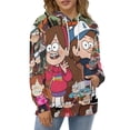 thumbnail image 5 of Gravity Falls Casual Pullover Hoodie Unisex Hooded Sweatshirt Novelty 3D Graphic Long Sleeve Sweater with Pocket M, 5 of 8
