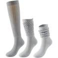 thumbnail image 2 of Slouch Socks Women Winter Knee High Scrunch Socks Women,Long Slouchy Scrunchie Boot Socks for Women Girls Size 5-11, 2 of 8