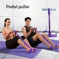 thumbnail image 6 of Clearance！4-Tube Pedal Puller Resistance Rope - Foot Pedal Resistance Band,Yoga Elastic Exercise Bands, for Women Jump Fitness, Abdomen/Arm Weight/Waist/Leg Stretching Slimming Training, 6 of 6