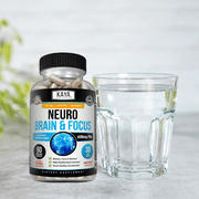 Kaya Naturals - Neuro Brain for Memory & Focus - Nootropic Energy Capsule - Nootropic Brain Support Supplement - Focus & Concentration & Learning Accuracy - Cognitive Function - 60 Count