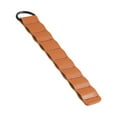 thumbnail image 3 of Organizador portátil para estacas de tienda de campaña con hebilla colgante, bolsa de cuero sintético con 8 compartimentos Marrón, 3 of 9
