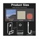 thumbnail image 2 of Wall Mounted Shelf for Vinyl Records, 30 pcs Minimalist Acrylic Vinyl Holder Wall Mounted Record Shelf, 2 of 4