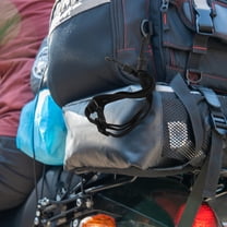 LABELEPH Black Rubber Long Bungee Cords With Hooks 1Pcs For Securing Gear On Motorcycles