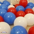 thumbnail image 5 of PMU Balloons 17 Inch PartyTex Crystal Patriotic Assorted Premium Helium Quality Latex Balloons for Photo Shoot, Wedding, Baby Shower, Birthday Party and Event Decoration Pkg/25, 5 of 7