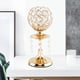 thumbnail image 2 of Candelabro de cristal, candelabro votivo, candelabro de pilar, soporte para velas Dorado S, 2 of 8