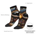 thumbnail image 6 of Naloa Quirky Owl With Glasses Ankle Socks for Women Non Slip Socks No Show Socks Classic Low Cut Casual Socks Casual Socks, 6 of 7
