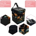 thumbnail image 2 of Starry Plants Foldable Car Trash Can with Lid, Leak-Proof Mini Trash Can, Hanging Storage Bag - Car Trash Bin for Clean and Organized Rides, 2 of 6