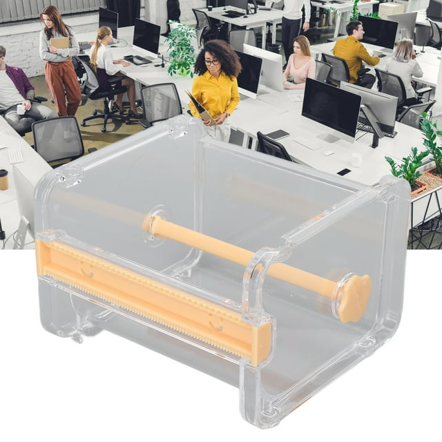 Transparent Tape Cutter, Stylish DIY Large Capacity Roll Tape Holder For Home