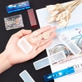 thumbnail image 5 of 1Set Silicone Resin Casting Molds 11pcs Square Rectangular Silicone Molds Tinfoil Measuring Cup Tweezers Sticks Pipettes and Latex Finger Cots for DIY Crafting Resin Epoxy Jewelry Making, 5 of 8