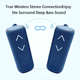 thumbnail image 5 of Bocina Bluetooth Portátil Altavoz Recargables Azul, 5 of 5