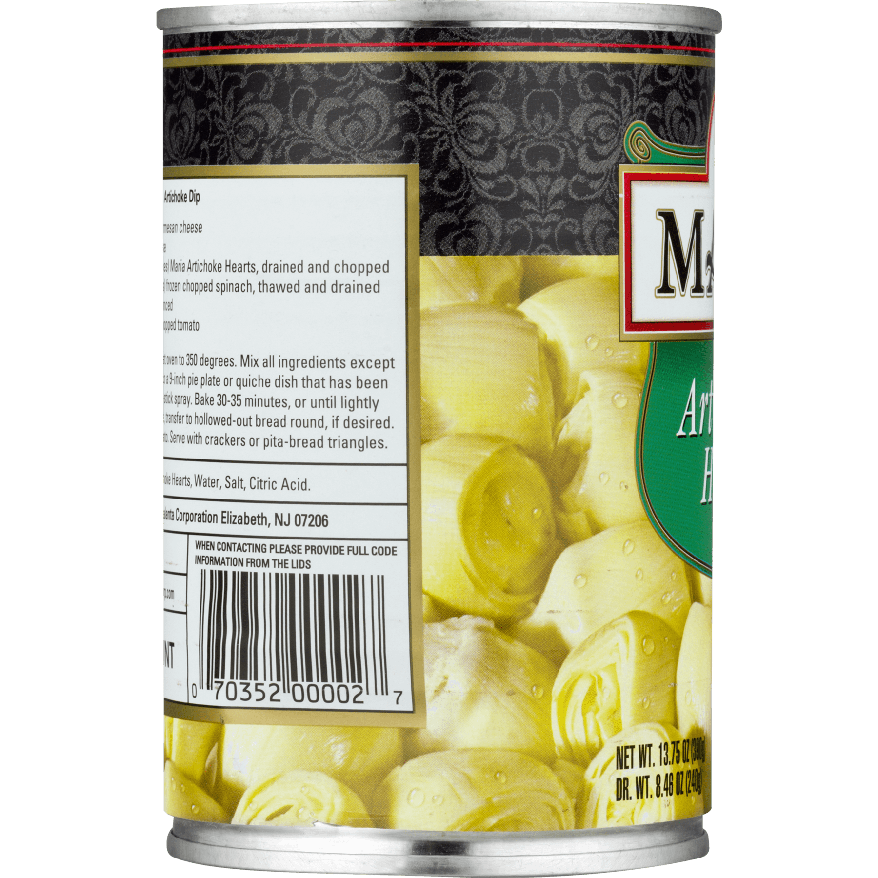 (4 pack) Maria Artichoke Hearts, 13.75 oz, Can