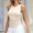White-Athletic-Women, variant on Women's Tank Tops Sleeveless Mock Turtleneck Slim Fit Stretch Ribbed Tops Casual Basic Layering Shirts 2026