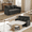 Dark Grey, variant on JUDISELEX 70"Sleeper Sofa Loveseat with Pull Out Full Size Bed,Mattress Included, Convertible Couch with Thick Soft Cushions,Comfortable Sofa Bed for Living Room,Grey