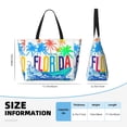 thumbnail image 3 of Bolsa Playera BJQ con Estampado Florida Impermeable para Mujer, 3 of 6