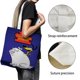 thumbnail image 3 of 2 Stupid Dogs Bolso de tela con estampado de lienzo para mujer, bolsa de compras reutilizable y estética, con cremallera interior, regalo para mujer,40*40cm., 3 of 6