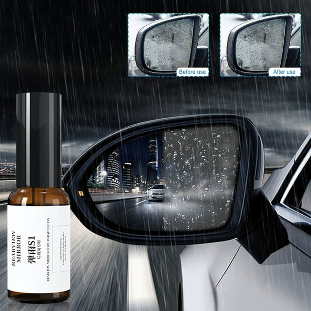 HOARBOEG Car Rearview Mirror Rainproof Agent Does Not Drip Water And Does Not The Line Of Sight It Is Specifically Designed For Side With Clear Visibility 30mlHousehold Cleaning Tools