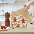 thumbnail image 6 of Gingerbread Man Cookies Napkin Holder for Table Clear Napkin Stand Paper Holder Acrylic Organizer Dispenser Napkins for Dinner Kitchen Restaurant Room, 6 of 8