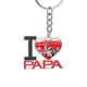 thumbnail image 1 of roja sombrero Mao Zedong antologia El soporte del llavero de metal del llavero ama a papá, 1 of 3