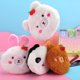 thumbnail image 2 of Cartoon Bear Rabbit Soft Plush Wallet Women Coin Purse Cute Girls Coin Wallet USB Cable Bag Key Wallets Kids Toy Gifts heqiyong LED, 2 of 2