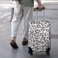 thumbnail image 3 of White and Pink Of Leopard Print Luggage Cover Fashion Suitcase Cover Baggage Covers Fit 25-28 Inch Luggage (Go Travel), 3 of 5