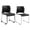 Black, variant on NPS 8800 Series Plastic Cafetorium Stacking Chair Black 4/Pack (8810-11-10/4)